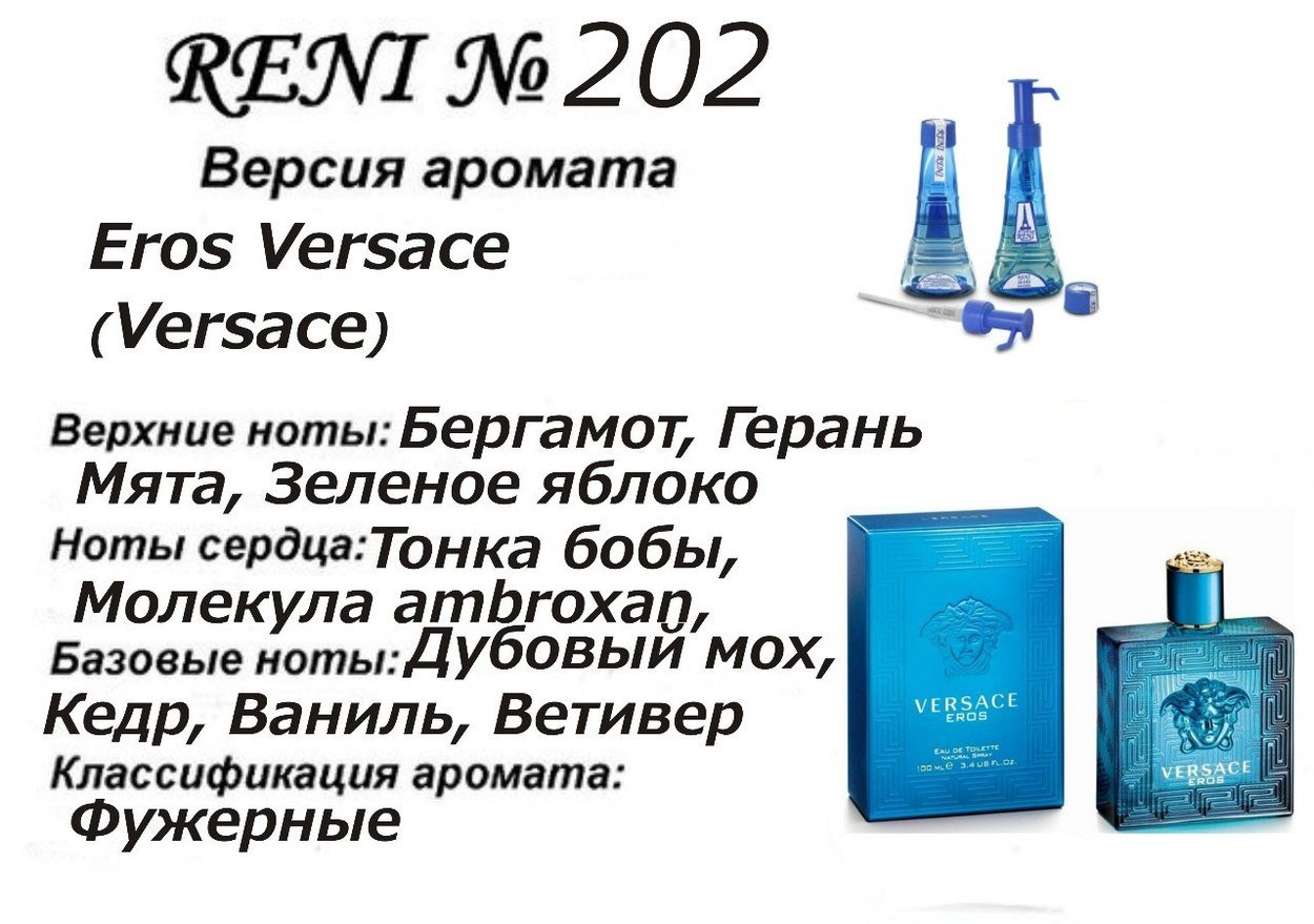 Reni 202 Аромат направления Eros Versace (Versace) - 100 мл - фото