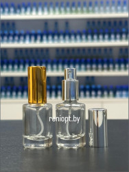 Флакон стеклянный Интер 10 мл + Металл микроспрей (разные цвета) - фото